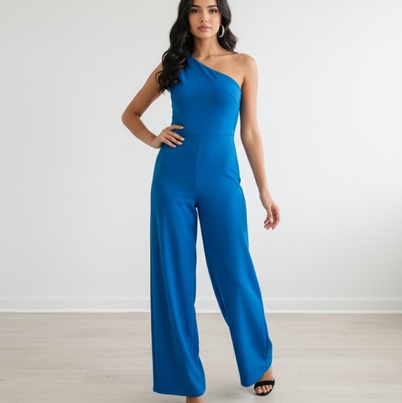 Crystal Sky Pants - Stylish Women's Blue Jumpsuit